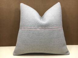 Handwoven Turkish Kilim Pillow Cover, 20x20, Linen Back - thumbnail 1