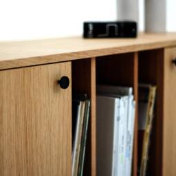Mid-Century Sideboard, Dresser, Commode, Credenza Made Of Oak Vaneer - Livlo D-S14 - thumbnail 4
