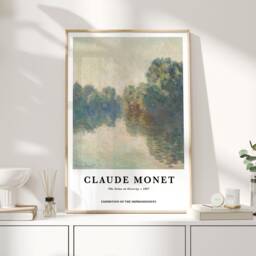 Monet, Monet Print, Museum Poster, Landscape, Gifts, Claude Exhibition Poster - thumbnail 1