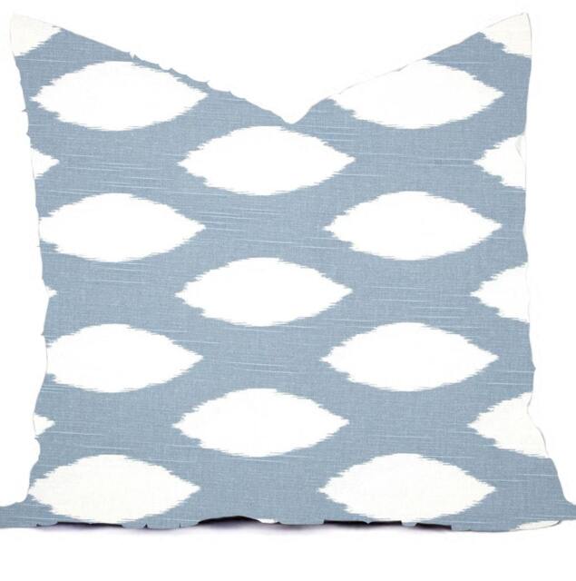 Geometric Pillow Cover - Modern Tribal Quatrefoil Design - image 1