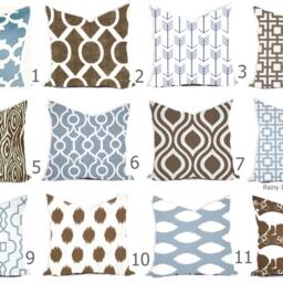 Geometric Pillow Cover - Modern Tribal Quatrefoil Design - thumbnail 2