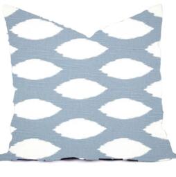 Geometric Pillow Cover - Modern Tribal Quatrefoil Design - thumbnail 1