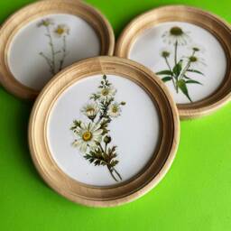 Picture Frames For Wall Round Frame, Picture Embroidery Wooden Photo Size 2 - 16 Inches - thumbnail 2