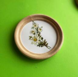 Picture Frames For Wall Round Frame, Picture Embroidery Wooden Photo Size 2 - 16 Inches - thumbnail 1