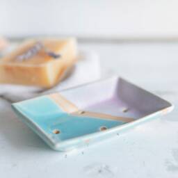 Shoreline Ceramic Soap Dish - thumbnail 2