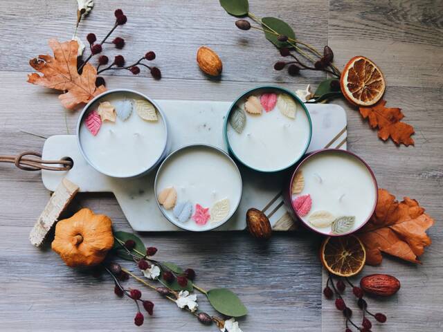 Fall Candle Set - image 1