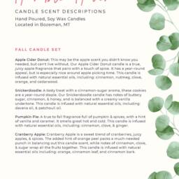 Fall Candle Set - thumbnail 3