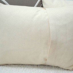 Personalized Vows Pillow , Bride & Groom Gift, Cotton Anniversary, Catholic Ceremony Kneeling Wedding - thumbnail 2