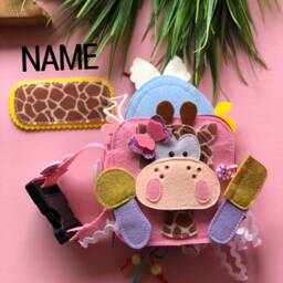 Personalised Felt Quiet Book From 6 Month To 2 Years, Educational Book, Felt Busy Book, Baby Activity - thumbnail 2