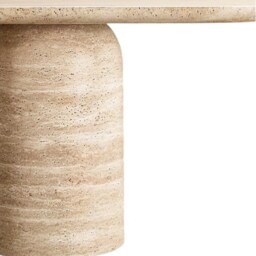 Elysian Travertine Dining Table - Modern Elegance For Sophisticated, Stain-Resistant Spaces, Perfect Luxurious 6-8-10 - thumbnail 3