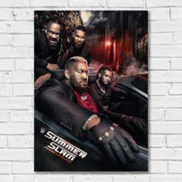 Wwe Print - Summer Slam Cleveland Car Poster Wrestling Wall Art - thumbnail 2