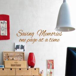 Saving Memories Scrapbook Vinyl Wall Decal - thumbnail 2