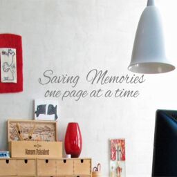 Saving Memories Scrapbook Vinyl Wall Decal - thumbnail 3
