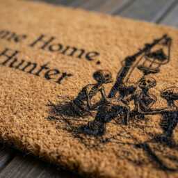 Welcome Home Good Hunter Doormat - Bloodborne Gaming Decor, Gamer Gift - thumbnail 2