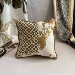 Designers Guild Pillow Cover Bohemian Cream & Gold Cotton, 16 - thumbnail 2