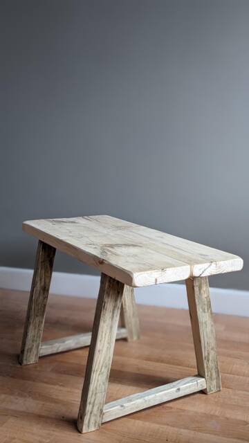 Small Rustic Bench - image 1