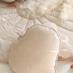 "Velvet Leaf Pillow ""Cream" - thumbnail 4