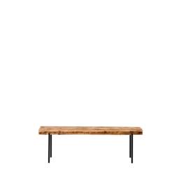 Reclaimed Wood Bench Made From Old Wooden Planks - thumbnail 3