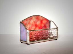 stained Glass Business Card Holder