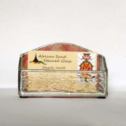 stained Glass Business Card Holder - thumbnail 2