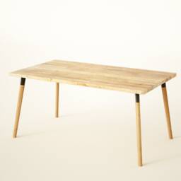 Reclaimed Wood Dining Table, Rustic Kitchen Danish Oak Legs, Custom Size