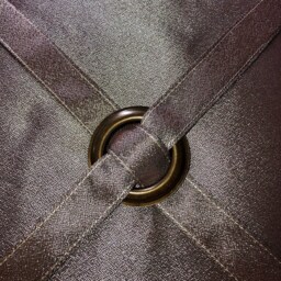 Platinum Silver With Bronze Grommet Custom Pillow - thumbnail 2