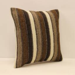 Kilim Pillow Cover 16x16 in 40x40 cm Throw Pillows Decorative Boho Interior Design Home Decor Ethnic Pillowcover Cushion 4Kf-625 - thumbnail 2