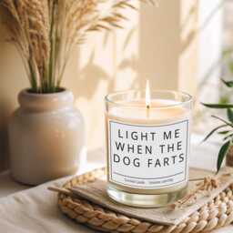 Dog Gifts, Light Me When The Farts, Funny Gift For Mum, Candle, Candles, Lovers Gift, Birthday Dad - thumbnail 2