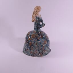 Lady Night, Ceramic Lantern, Handmade Figurine, Decor, Handformed Ceramic, Embeceramics - thumbnail 3