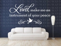 Christian Wall Decal-Lord Make Me An Instrument - Code 294 - thumbnail 1