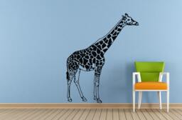 Long Neck Animal Giraffe Safari Savannah Africa Jungle Wall Decal Vinyl Sticker Mural Room Decor L1539 - thumbnail 1