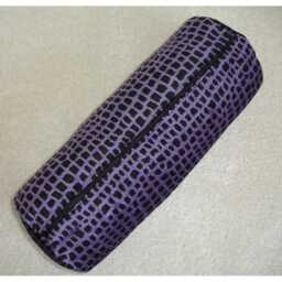 "Purple Bolster Pillow Cover Black Cylinder Cushion Sham Case 6"" 8"" 9"" 10"" 12"" 16"" 18"" 20"" 24" - thumbnail 4
