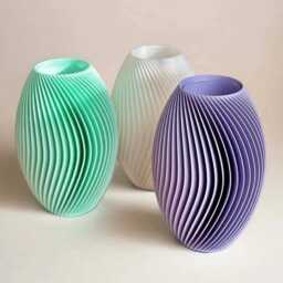 Lamel Vase - Elegant Minimalist Home Decor - thumbnail 2