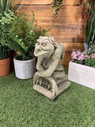 stone Garden Gothic Gargoyle Gremlin Devil Dragon Detailed Ornament - thumbnail 1