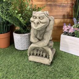 stone Garden Gothic Gargoyle Gremlin Devil Dragon Detailed Ornament - thumbnail 2
