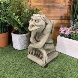 stone Garden Gothic Gargoyle Gremlin Devil Dragon Detailed Ornament - thumbnail 4