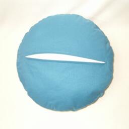 Football Fan Gift, Soccer Pillow, Ball Pillow - Blue & White Cushion - thumbnail 2