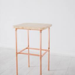 Copper & Pine Bedside Table - Nightstand - thumbnail 3