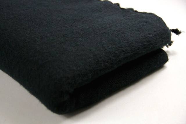 Handwoven Black Yak Wool Blanket Large Meditation Shawl, Travel Wrap - image 1