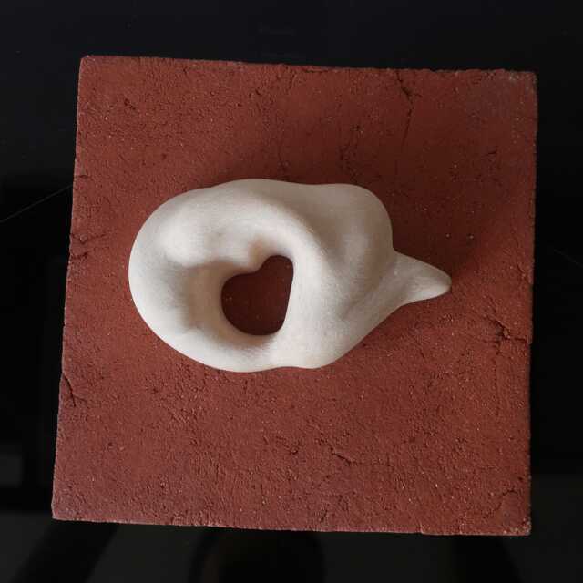 Mother, Ceramic Sculpture Lying Woman, Motherhood Art - image 1