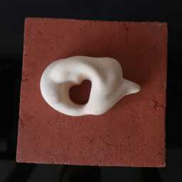 Mother, Ceramic Sculpture Lying Woman, Motherhood Art - thumbnail 1
