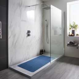 Nicoman Reversible Anti-Slip PVC Shower Mat - Dual-Colour