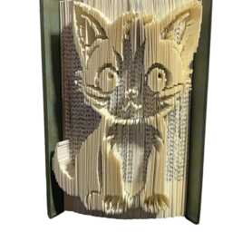 Cat Sculpture Book Art - thumbnail 4