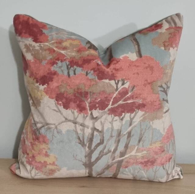 Linwood Omega Prints Arboreal Cloud & Velvet Cushion Cover 45x45 cm - image 1