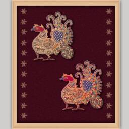 Kalamkari Art Print Set, Traditional Indian Decor - Digital Download - thumbnail 2