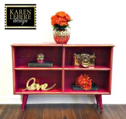 Sold Boho Chic Bookcase, Dresser, Tv Console, Buffet, Entry Piece, Credenza, Closet Island - thumbnail 1