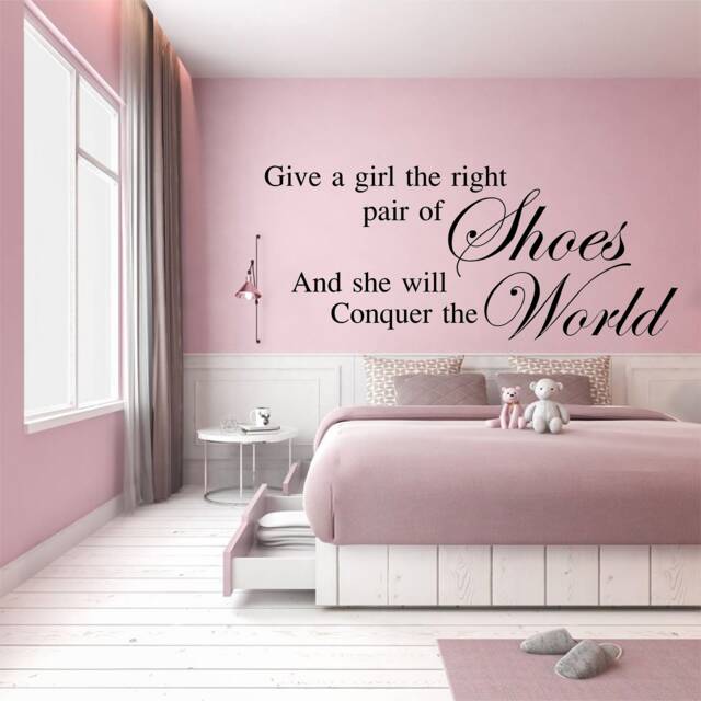 The Right Pair Of Shoes - 0355, Wall Art Decal, Transfer, Mural, Sticker, 75 Colours, 5 Sizes, Interior Or Exterior Use , Easy To Apply - image 1