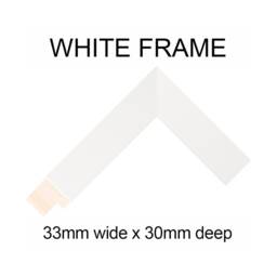 Multi Photo Frame - Holds 4 A4 Certificates/Photos in A 33mm White - thumbnail 3