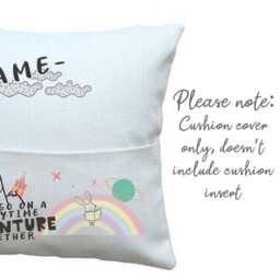 Personalised Reading Cushion/Pillow Cover Only Children Christmas Birthday Gift - thumbnail 2