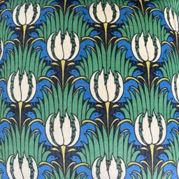 Sanderson Luxury Designer Tulip & Bird Blue Green Black Cushion Pillow Throw Cover - thumbnail 2